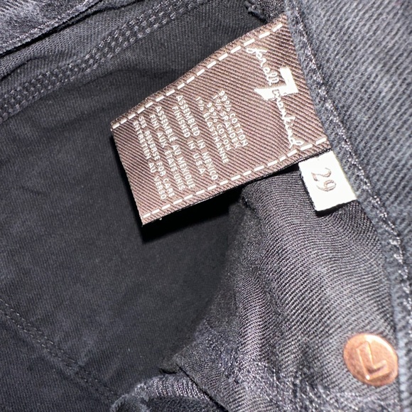 7 for all mankind men’s rhibgy black denim size 29 - Picture 3 of 5